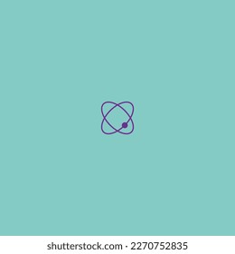 Atom on a light background