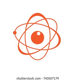 Atom orbit logo-concept of science