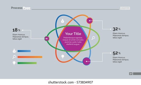 Atom Percentage Chart Slide Template