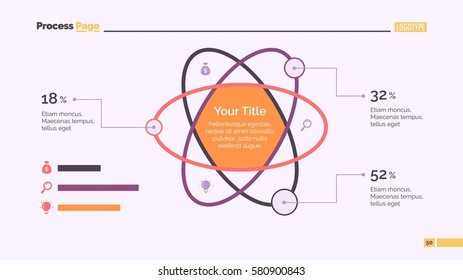 Atom Percentage Chart Slide Template