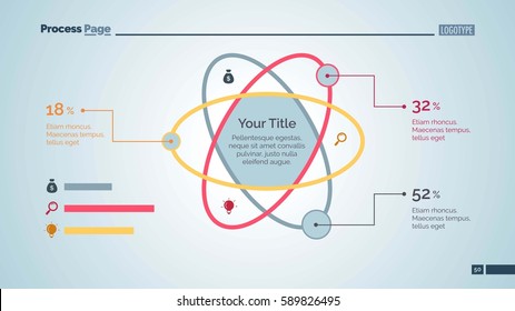Atom Percentage Chart Slide Template