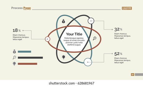 Atom Percentage Chart Slide Template