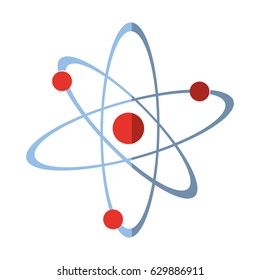 atom representation icon image 