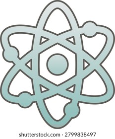 Atom Science Atheism Secular Humanism Symbol Illustration