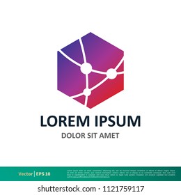 Atom Science Icon Vector Logo Template Illustration Design. Vector EPS 10.