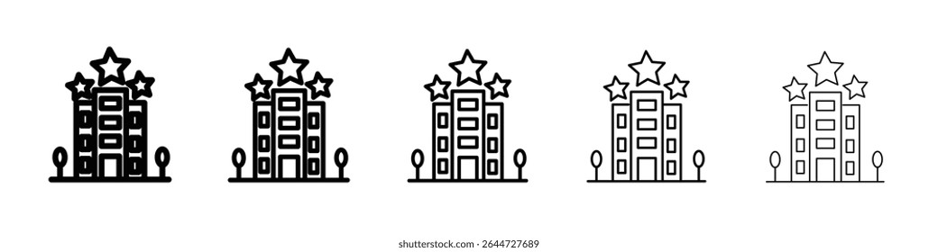 Ícone científico Atom ilustração plana logotipo conjunto