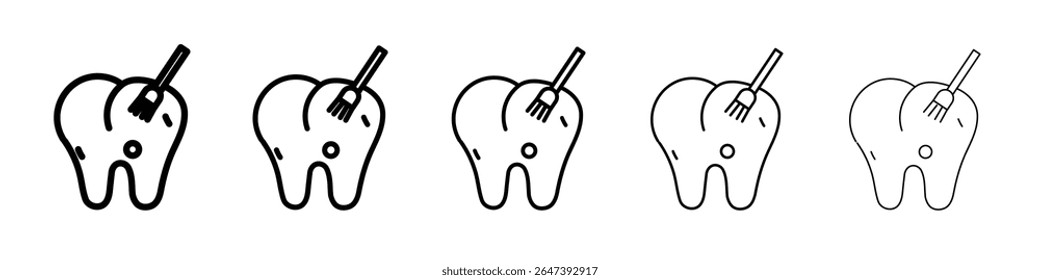 Ícone científico Atom ilustração plana logotipo conjunto