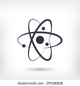 Atom Sign Icon