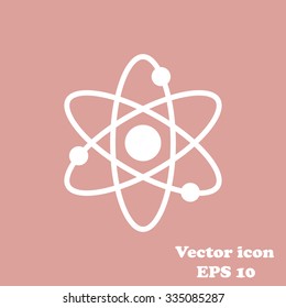Atom sign icon