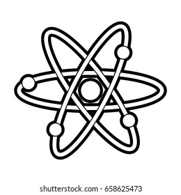 atom silhouette illustration