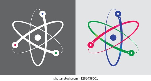 atom symbol concept vector