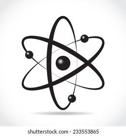 Atom symbol, illustraton