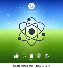 Atom symbol - science icon