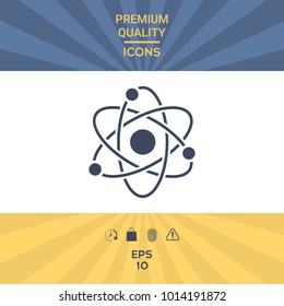 Atom symbol - science icon