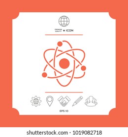 Atom symbol - science icon