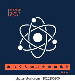 Atom symbol - science icon