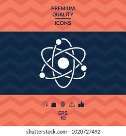 Atom symbol - science icon