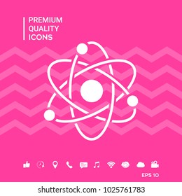 Atom symbol - science icon