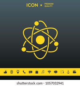 Atom symbol - science icon