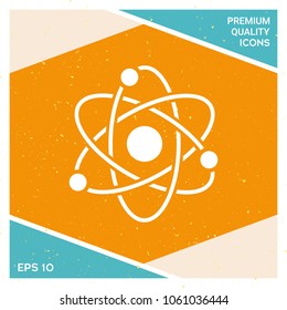 Atom symbol - science icon