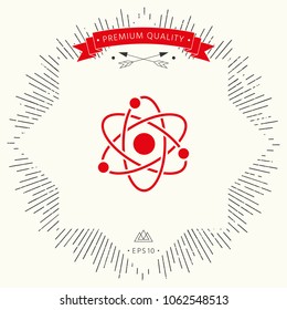 Atom symbol - science icon