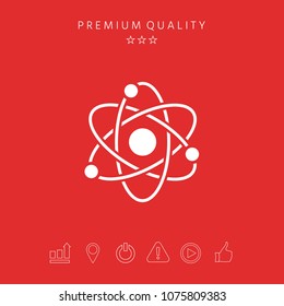 Atom symbol - science icon