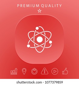Atom symbol - science icon
