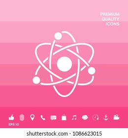 Atom symbol - science icon