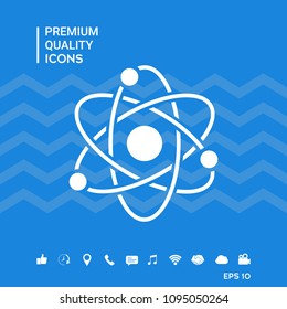 Atom symbol - science icon