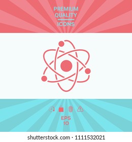 Atom symbol - science icon