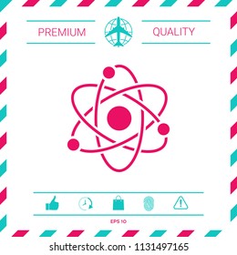 Atom symbol - science icon