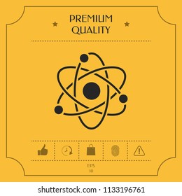 Atom symbol - science icon