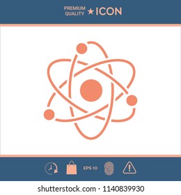 Atom symbol - science icon