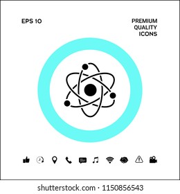 Atom symbol - science icon