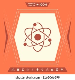 Atom symbol - science icon