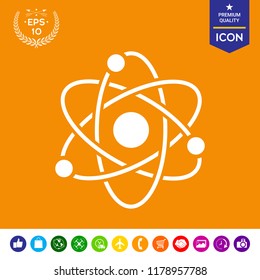 Atom symbol - science icon