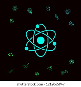 Atom symbol - science icon