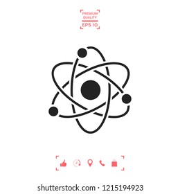Atom symbol - science icon