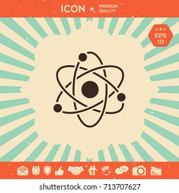 Atom symbol - science icon