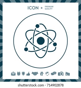 Atom symbol - science icon