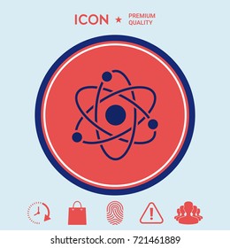 Atom symbol - science icon