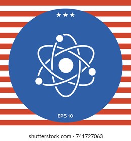 Atom symbol - science icon