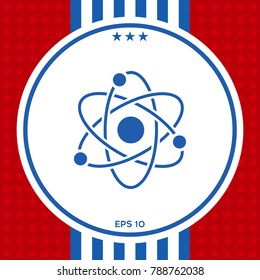 Atom symbol - science icon