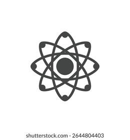 Átomo Simbolizando Conhecimentos Científicos Básicos e Princípios da Física Moderna