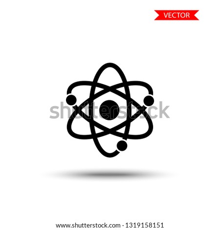 Atom symbols icon vector eps10.