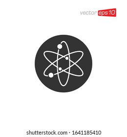 Atom Technology Icon Logo Vector
