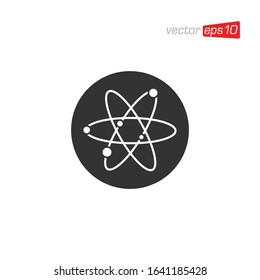 Atom Technology Icon Logo Vector