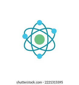 Atom theme icon suitable for web, application or additional components for your project