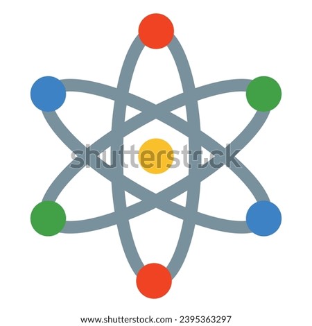 Atom Vector Flat Icon For Personal And Commercial Use.
