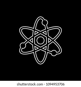 Atom vector icon
